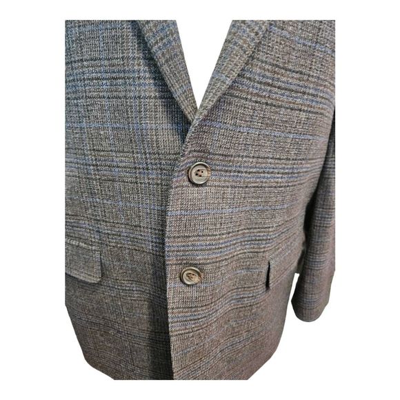 Ralph Lauren Gray Plaid Suit Jacket Size 44 - Picture 5 of 11